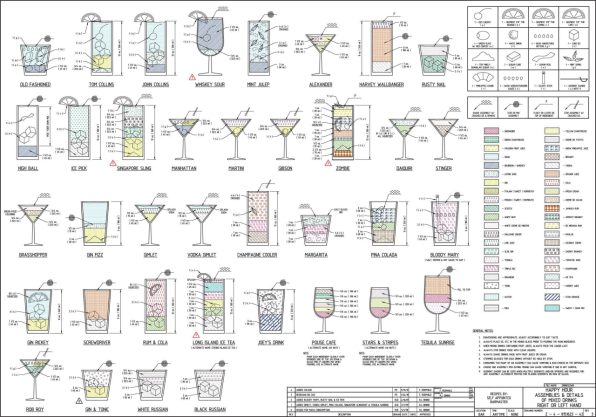Let Autocad Show You How To Mix More Than 70 Classic Cocktails