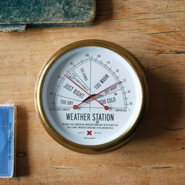 Climate thermometer, outdoor weather meter