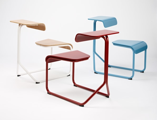 A Hybrid Chair Desk That Fosters Casual Teamwork