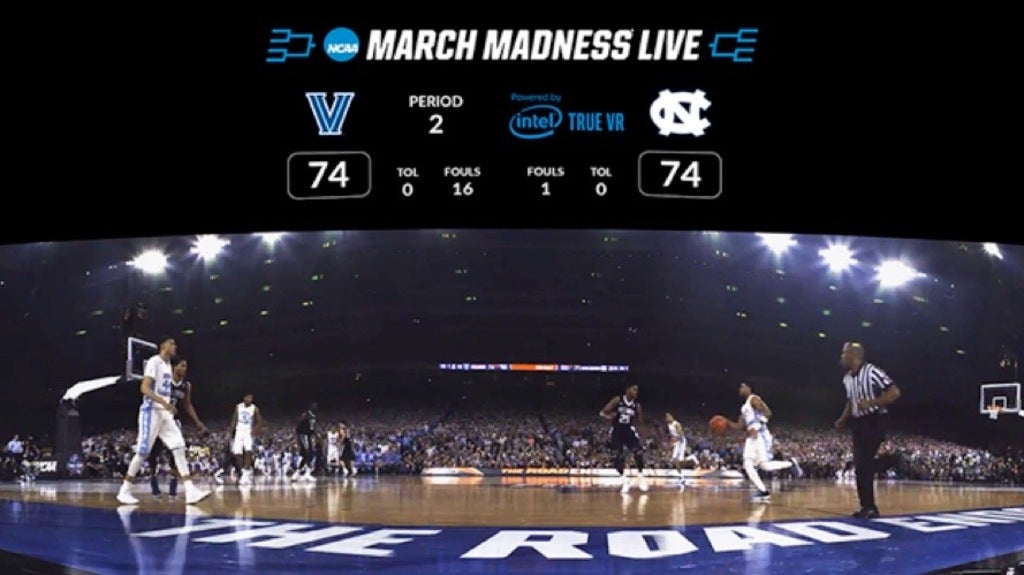 You can watch the Final Four in VR (and pay more for better camera ang