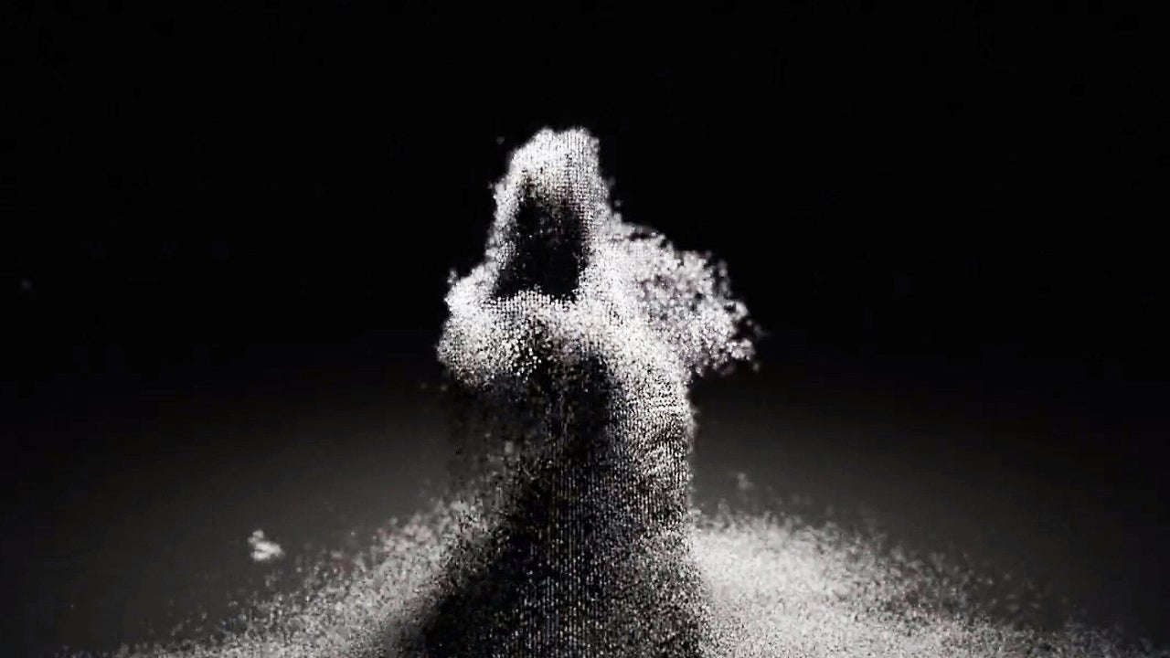 With Kinect Dancing Is Converted Into Animated Sand