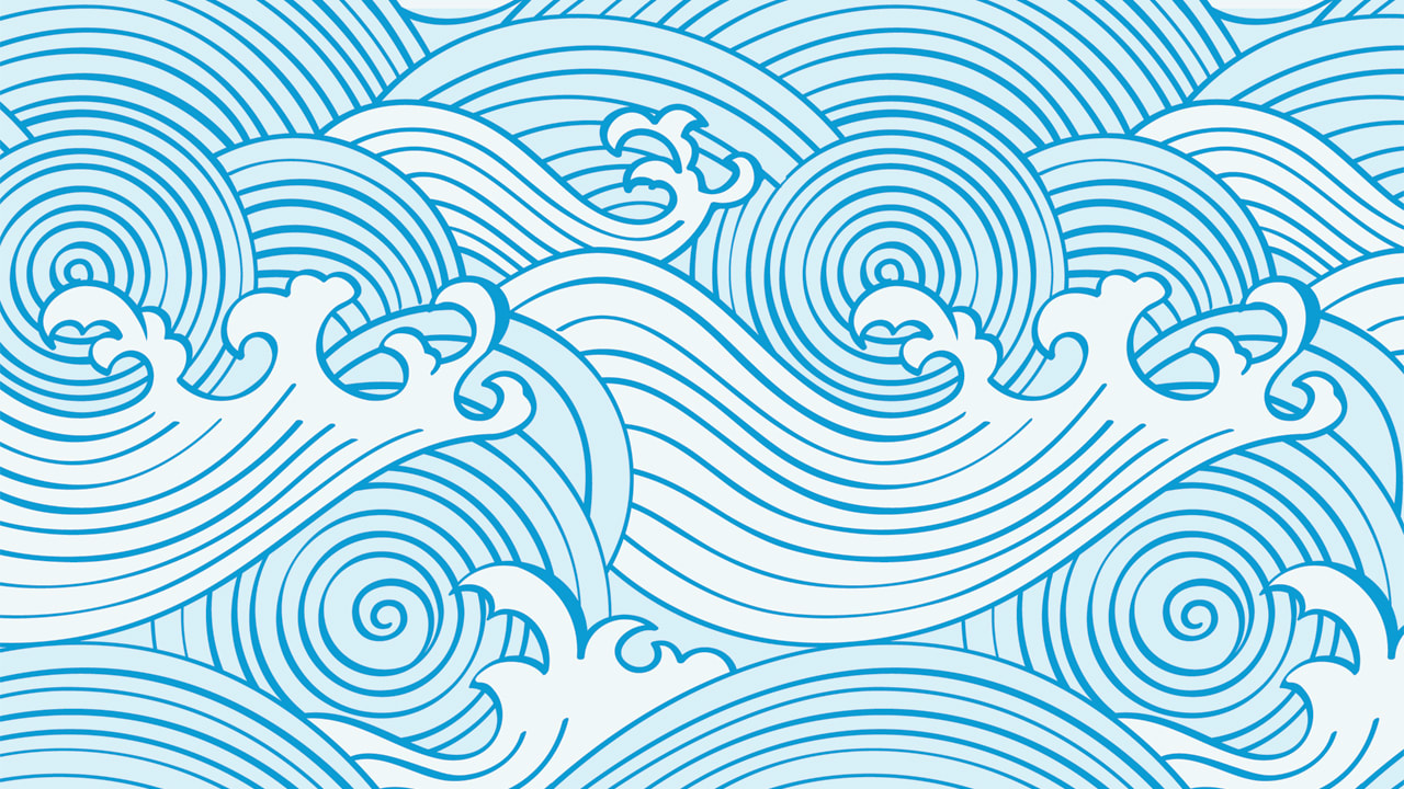 волнистые полосы. узор волны. текстура линии. паттерн линии. морской орнамент.