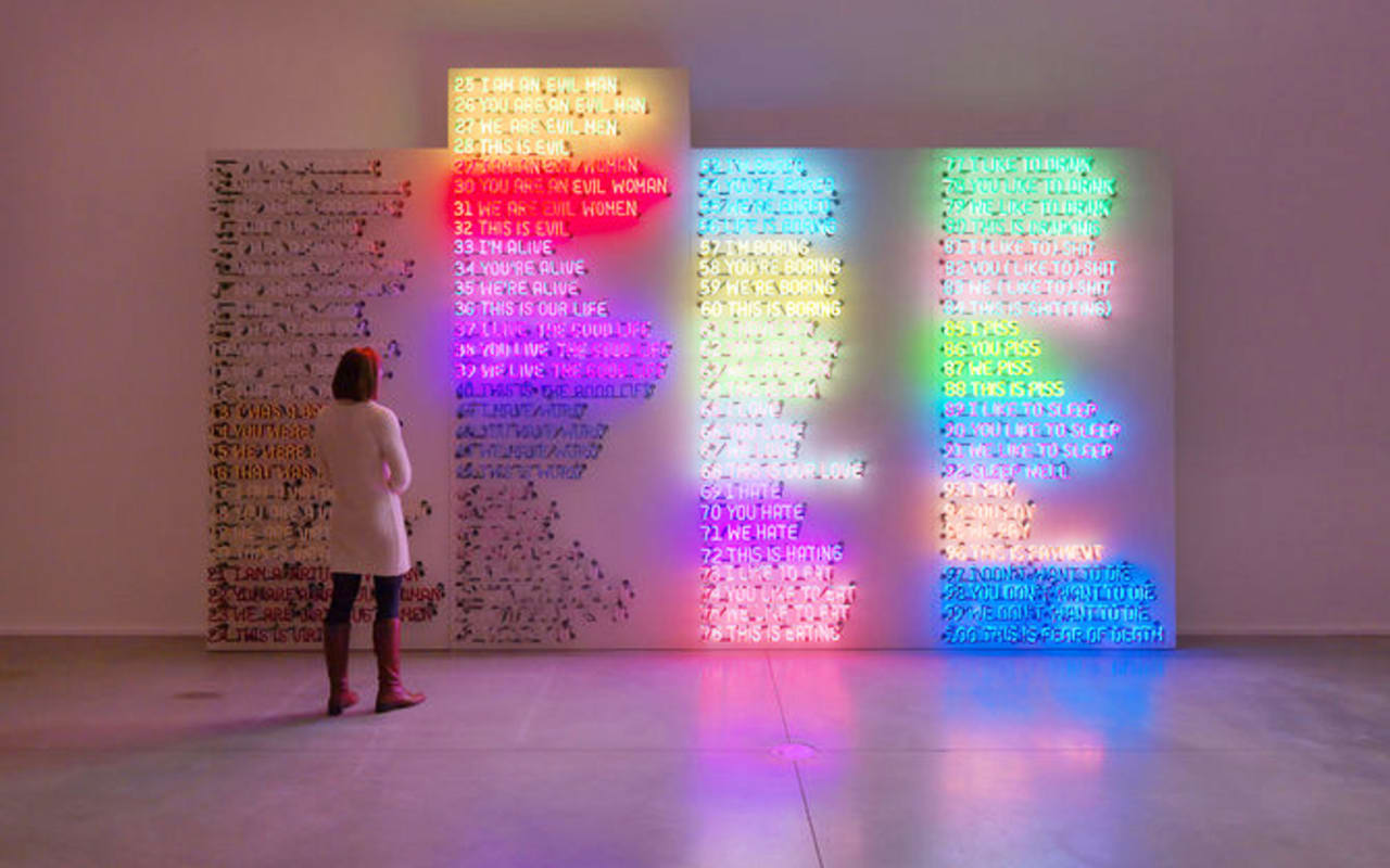 bruce nauman seven figures
