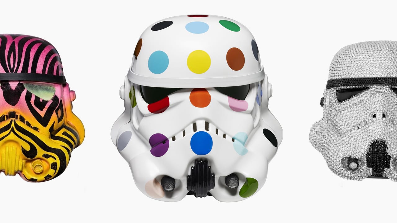 Big Shot Artists Decorate Stormtrooper Helmets For Charity