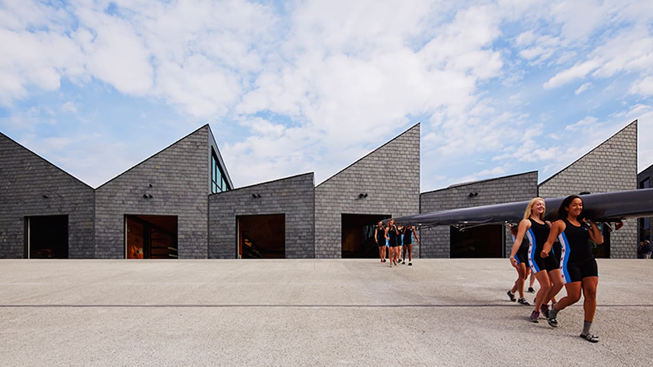 New Boathouse Looks Like A TimeLapse Of Rowing