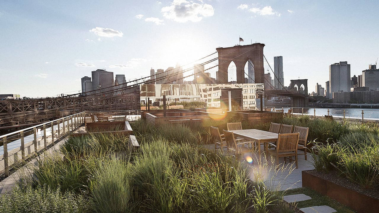 This Rooftop Garden Is A Miniature High Line For Brooklyn’s 1