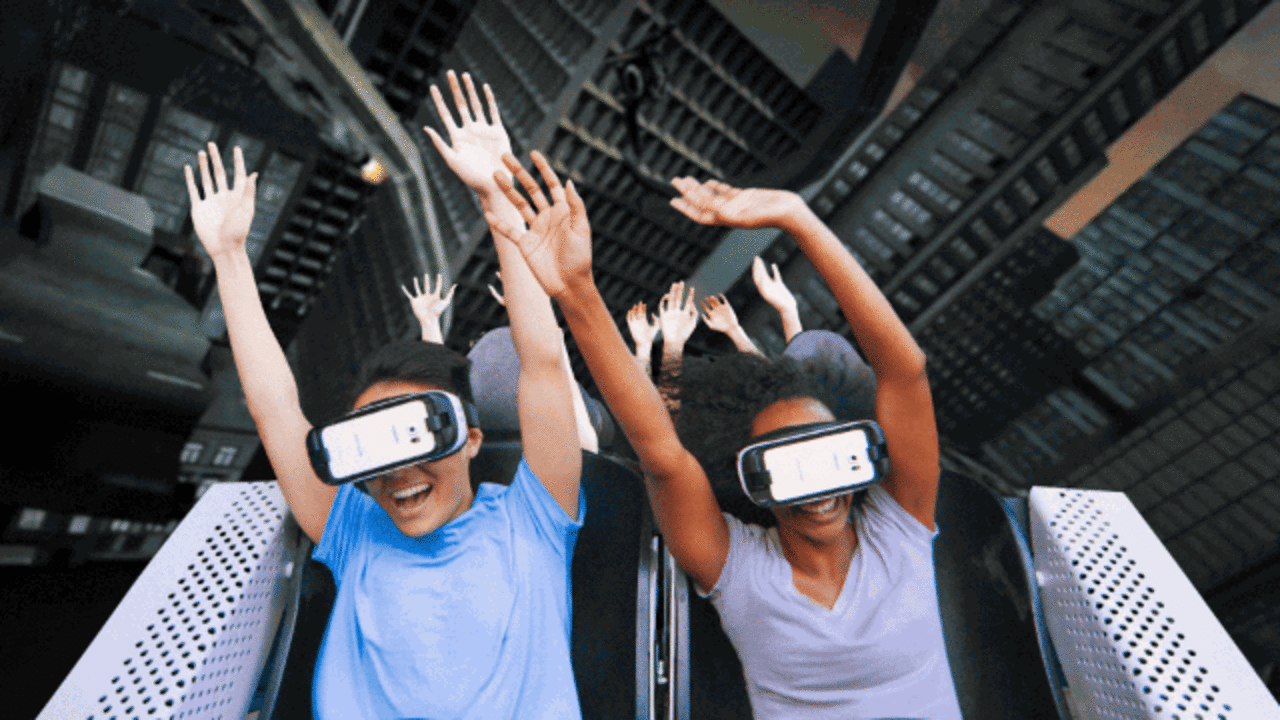 The New Human Condition Is Riding A Roller Coaster With A VR Headset O The New Human Condition Is Riding A Roller Coaster With A VR Headset O