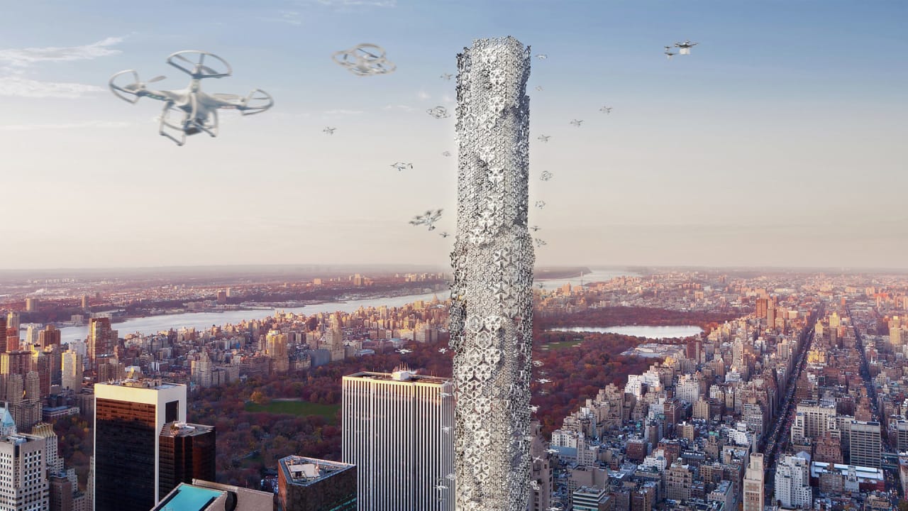This Skyscraper For Delivery An Eerily Plausible Vision For