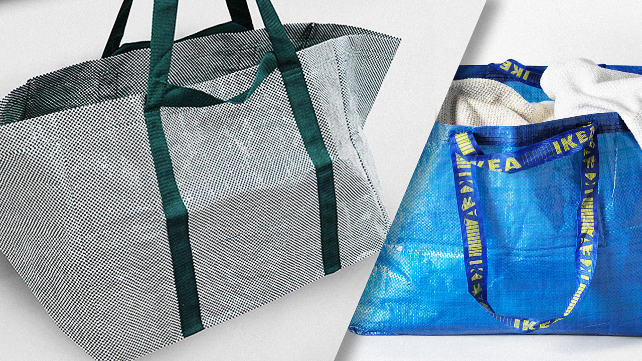 FRAKTA Shopping bag medium blue  IKEA