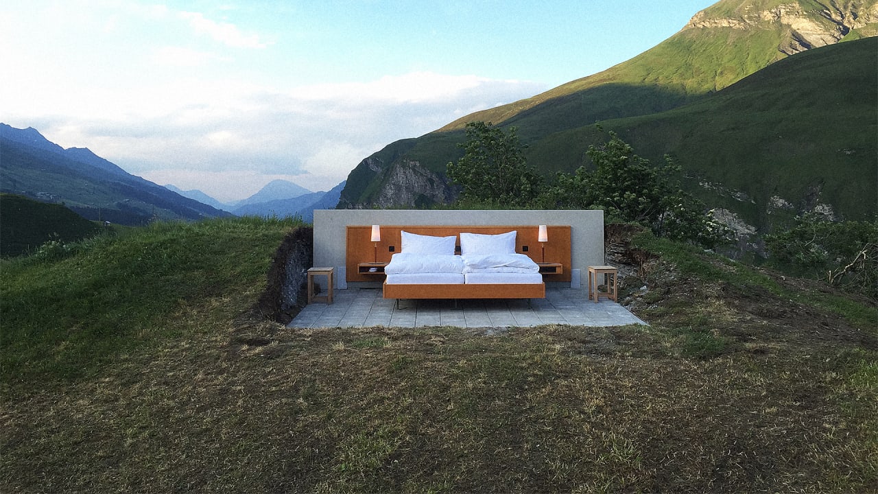 Sleep Under The Stars In This OpenAir Hotel In The Alps