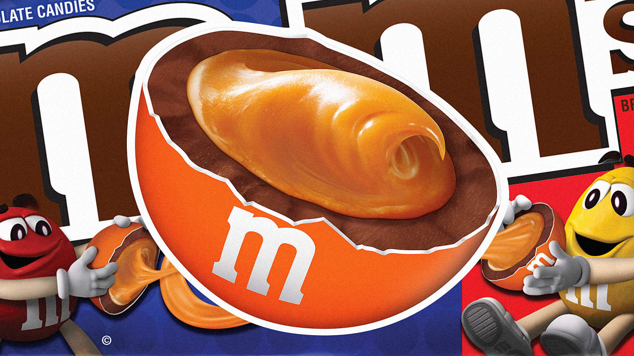 M&M's Caramel, You wanted caramel? Well, now you've got it! New M&M'S  Caramel, in stores now (OMG)., By M&M'S Australia