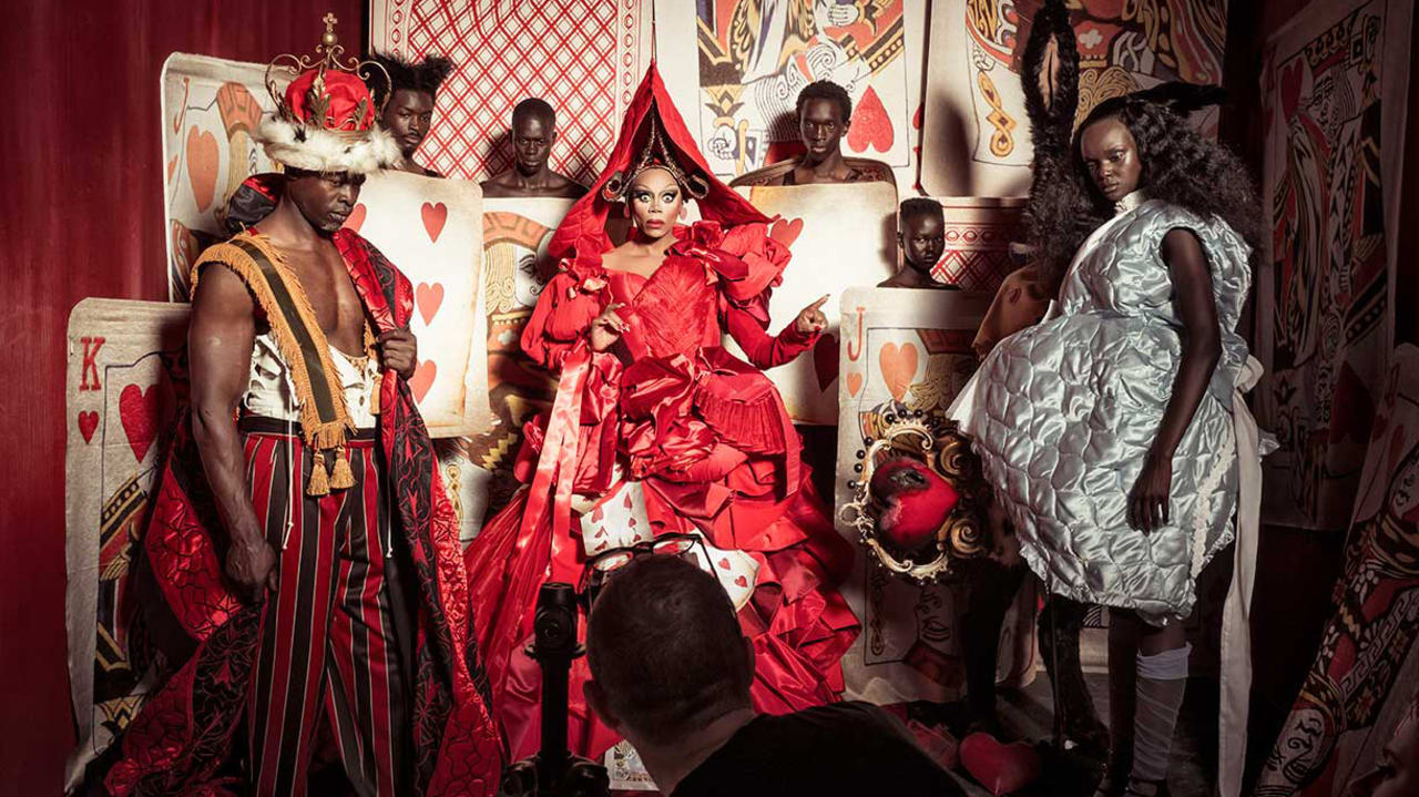 The 2018 Pirelli Calendar Is Here With An AllBlack “Alice In Wonderla