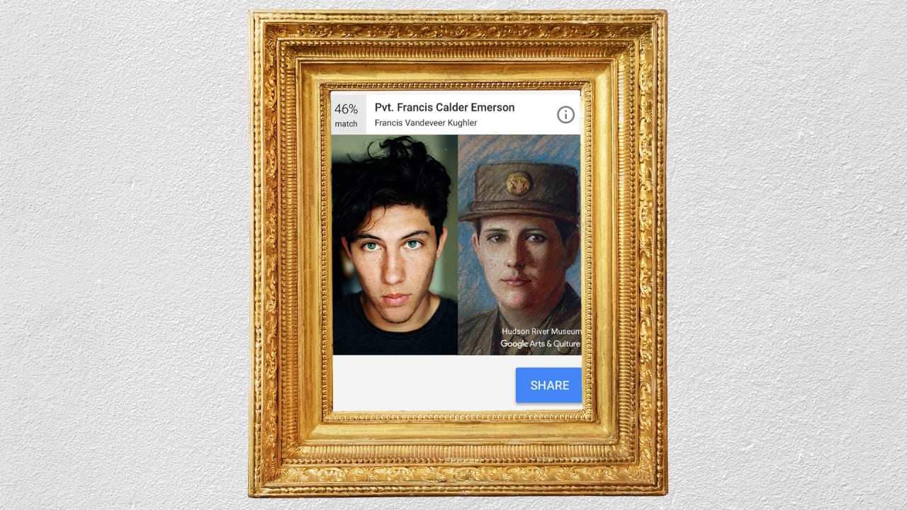 The Internet Is In Love With Google S Fine Art Selfie Matching App