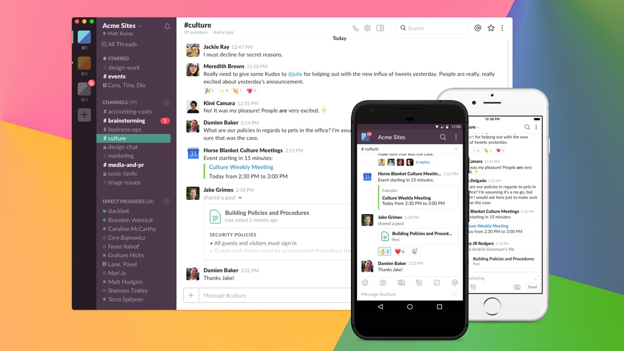 slack desktop app short cut