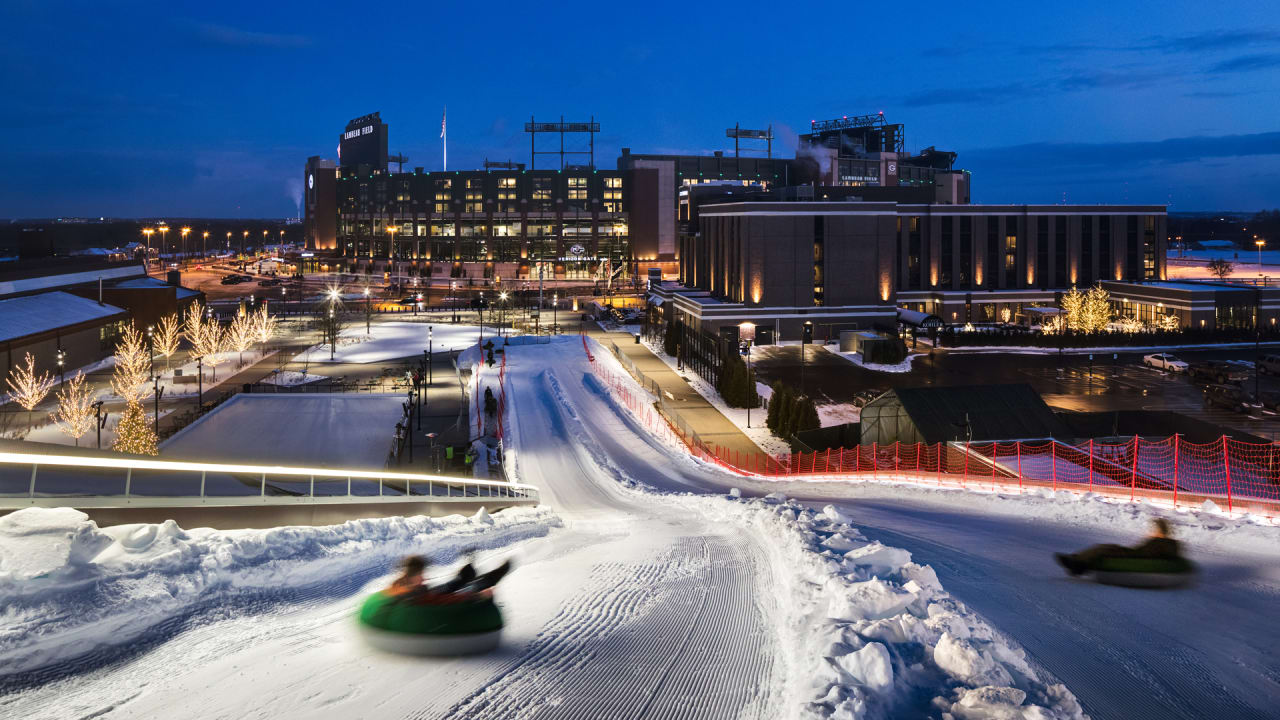 This Artificial Sledding Hill Drops Down A TwoStory Building
