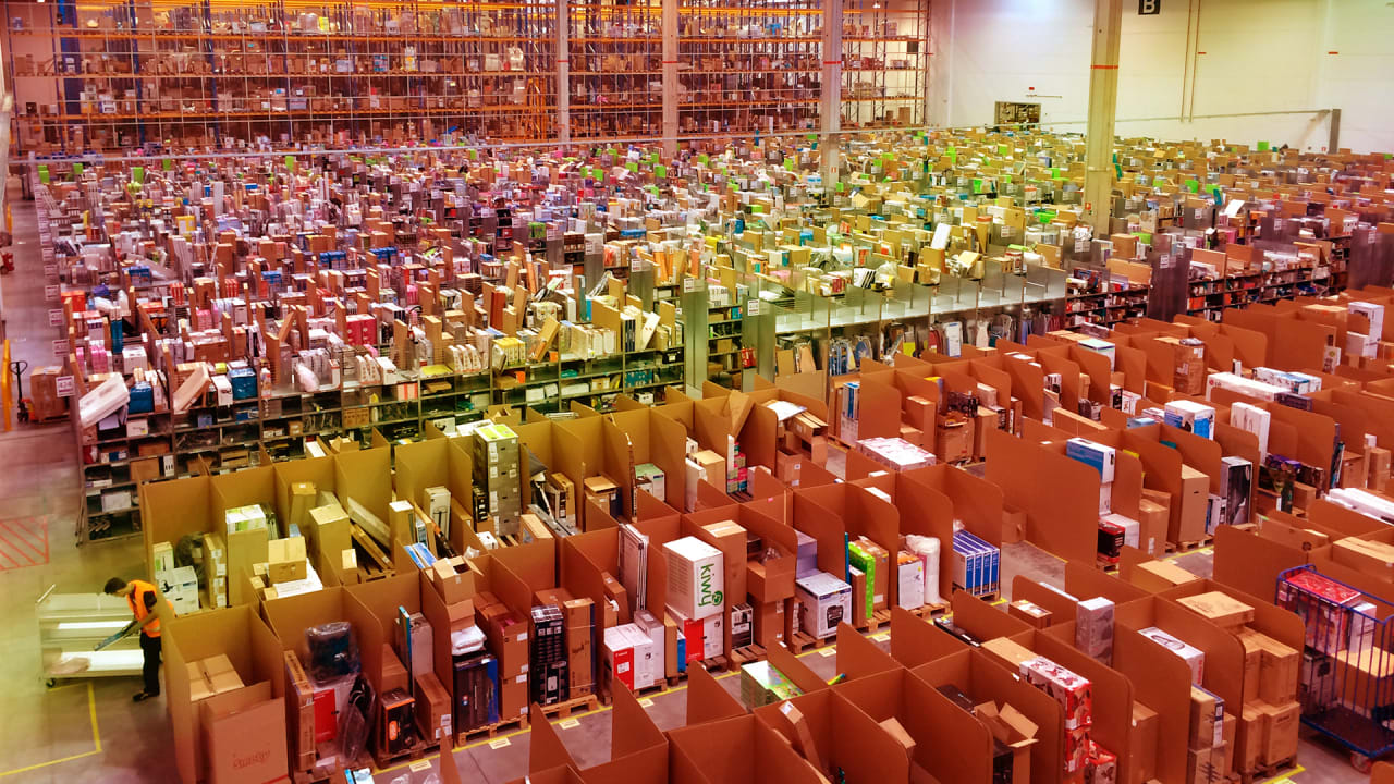 Amazon’s workers in Spain are striking over pay