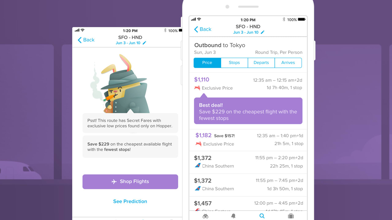 Hopper can now send hyperpersonalized travel deals to your phone
