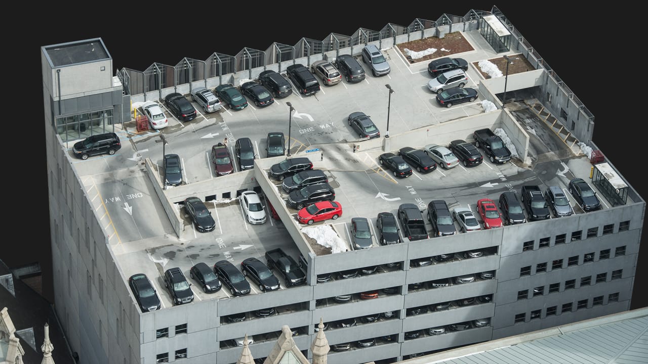 Design Parking Garages So They Can Easily Become Housing. car parking lot d...
