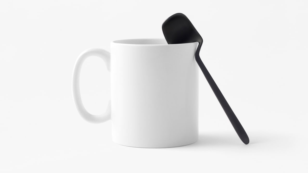 Nendo's skeleton cutlery is a better alternative to spoon rests