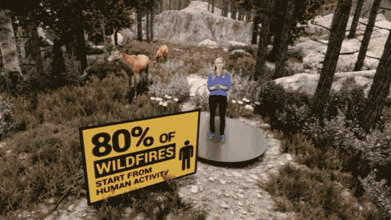 The Weather Channel puts viewers inside a California wildfire.