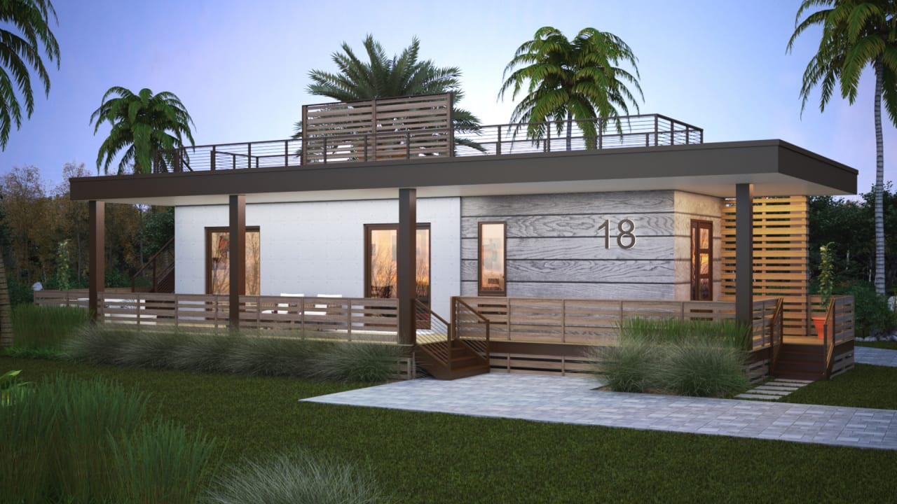 This new Florida neighborhood has zero emissions, tons of smart tech, and is hurricane-proof