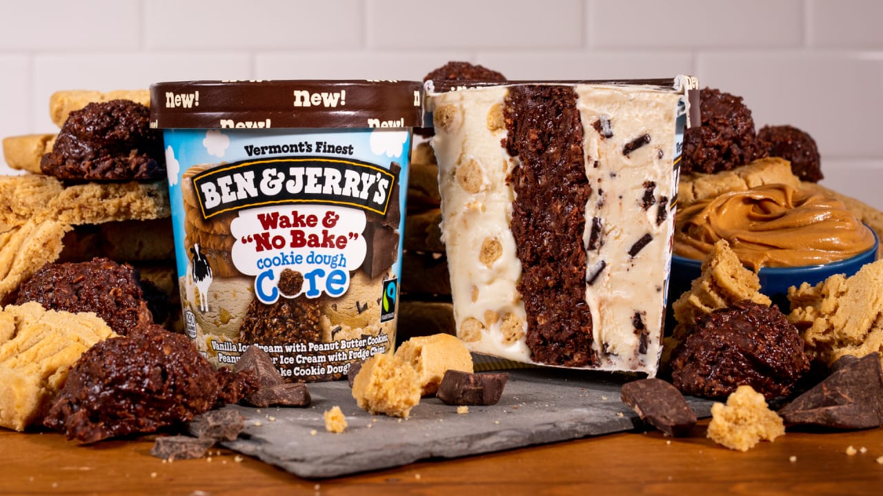 Ben & Jerry's has 20 new “Core” flavors that target cookie dough addict