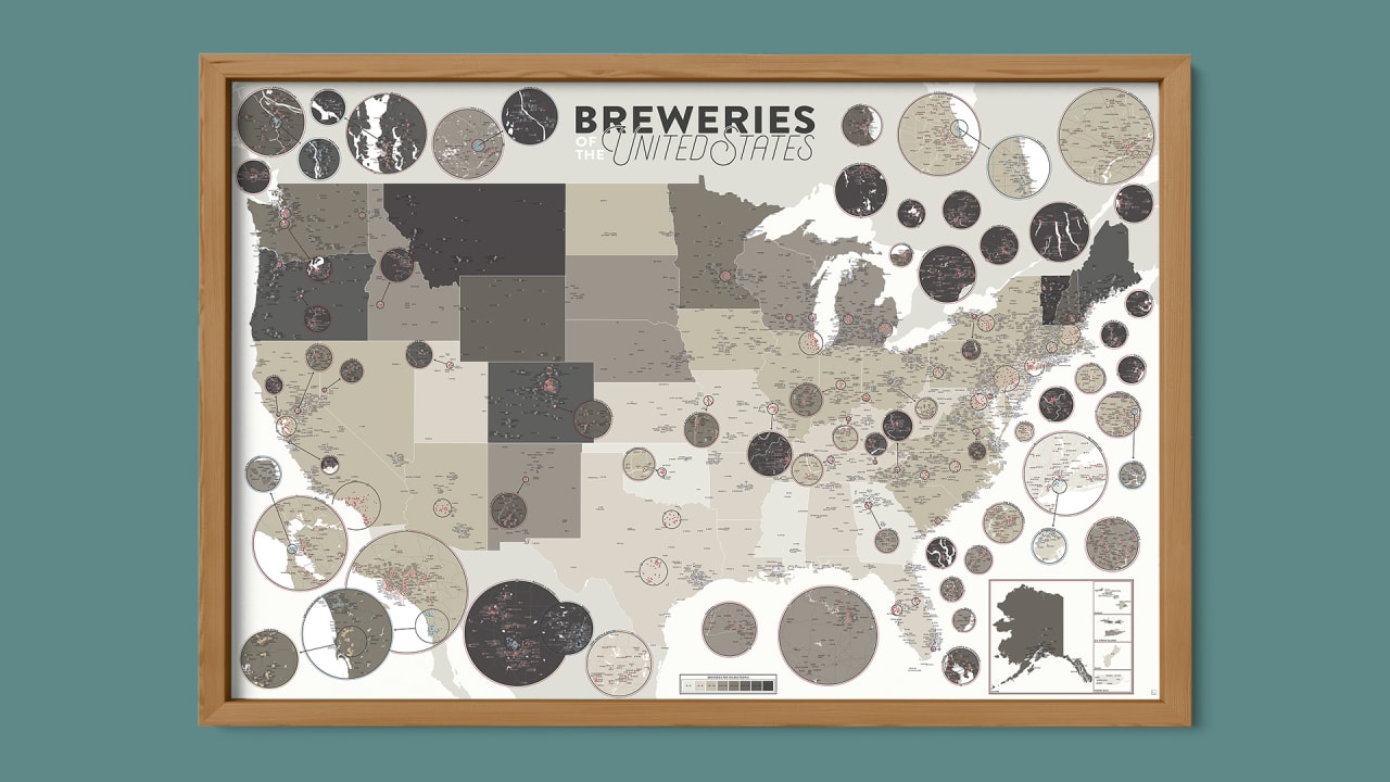 German Breweries Map