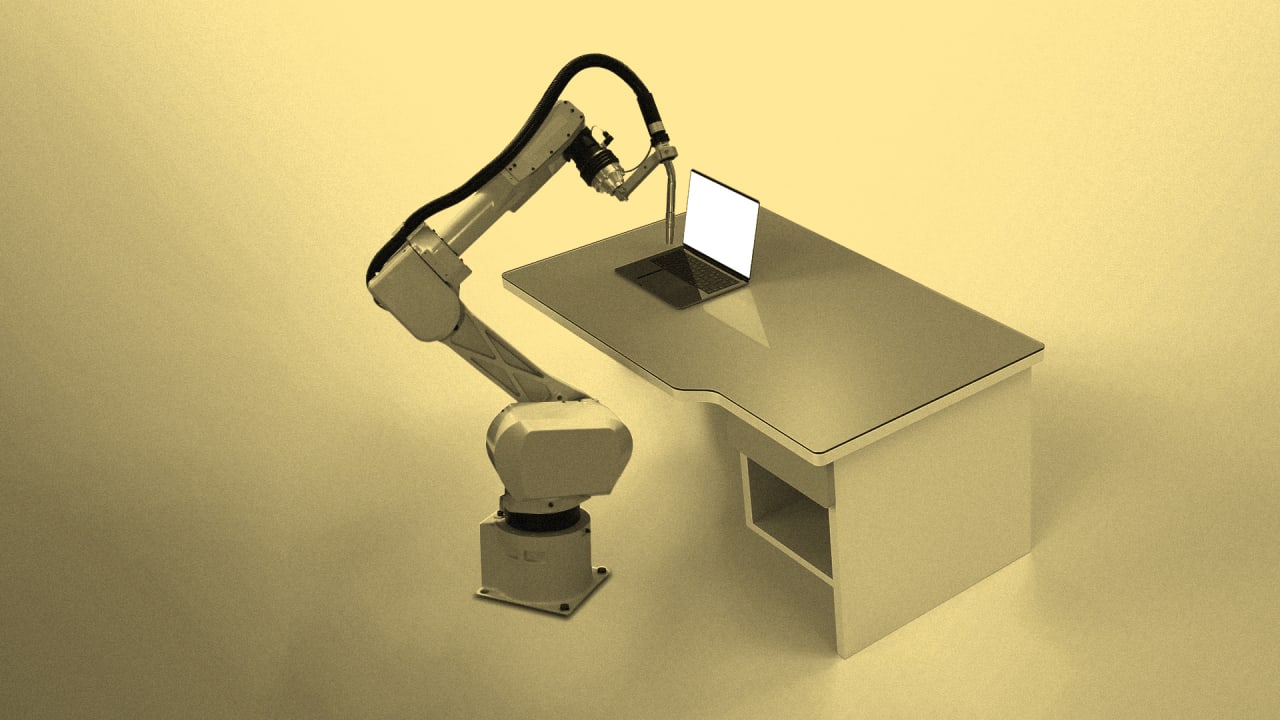 QnA VBage Could a robot do a desk job?