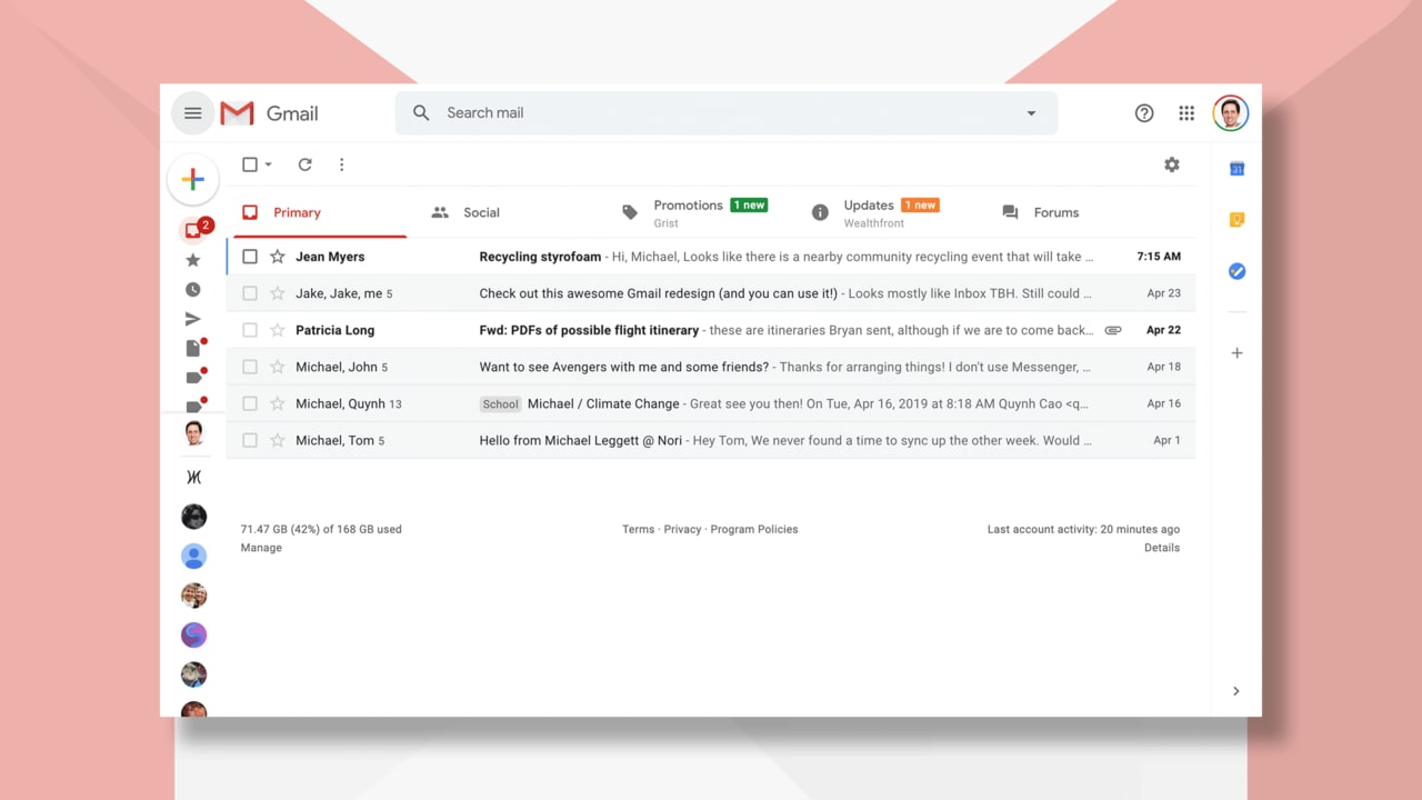 The former lead designer of Gmail just fixed Gmail on his own