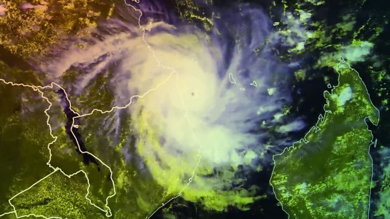 Cyclone maps track the storm bearing down on Africa