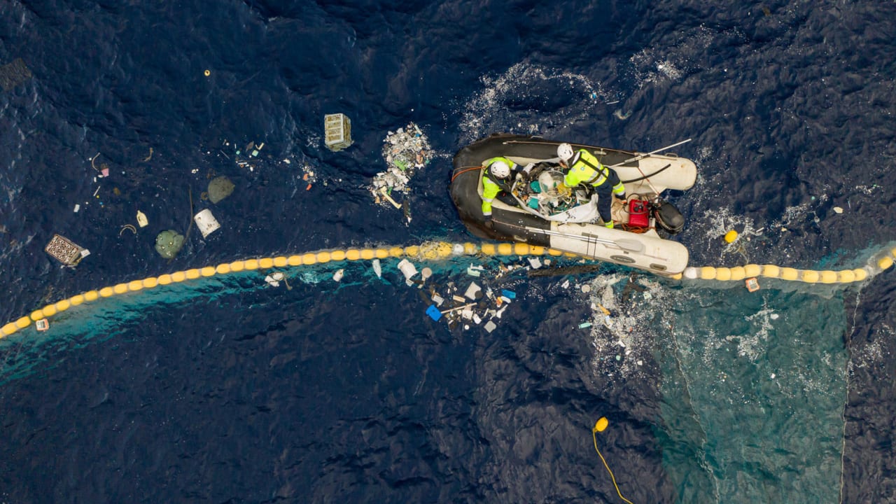 The Ocean Cleanup device has been redesigned—and is almost ready to try again