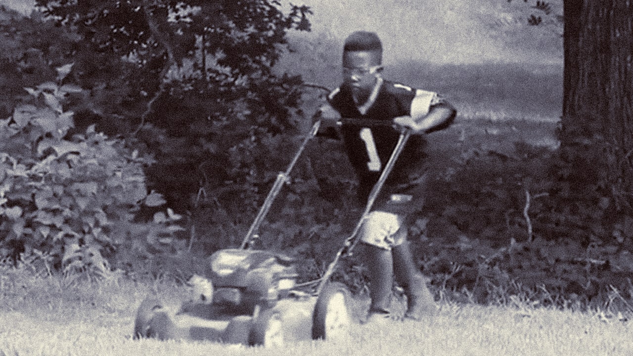 Carolina Panthers Lowe S Pr Backlash Giving Kid Lawnmower Carolina Panthers Lowe S Pr Backlash Giving Kid Lawnmower