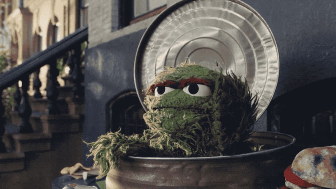 Oscar the Grouch gets arty in new Squarespace campaign