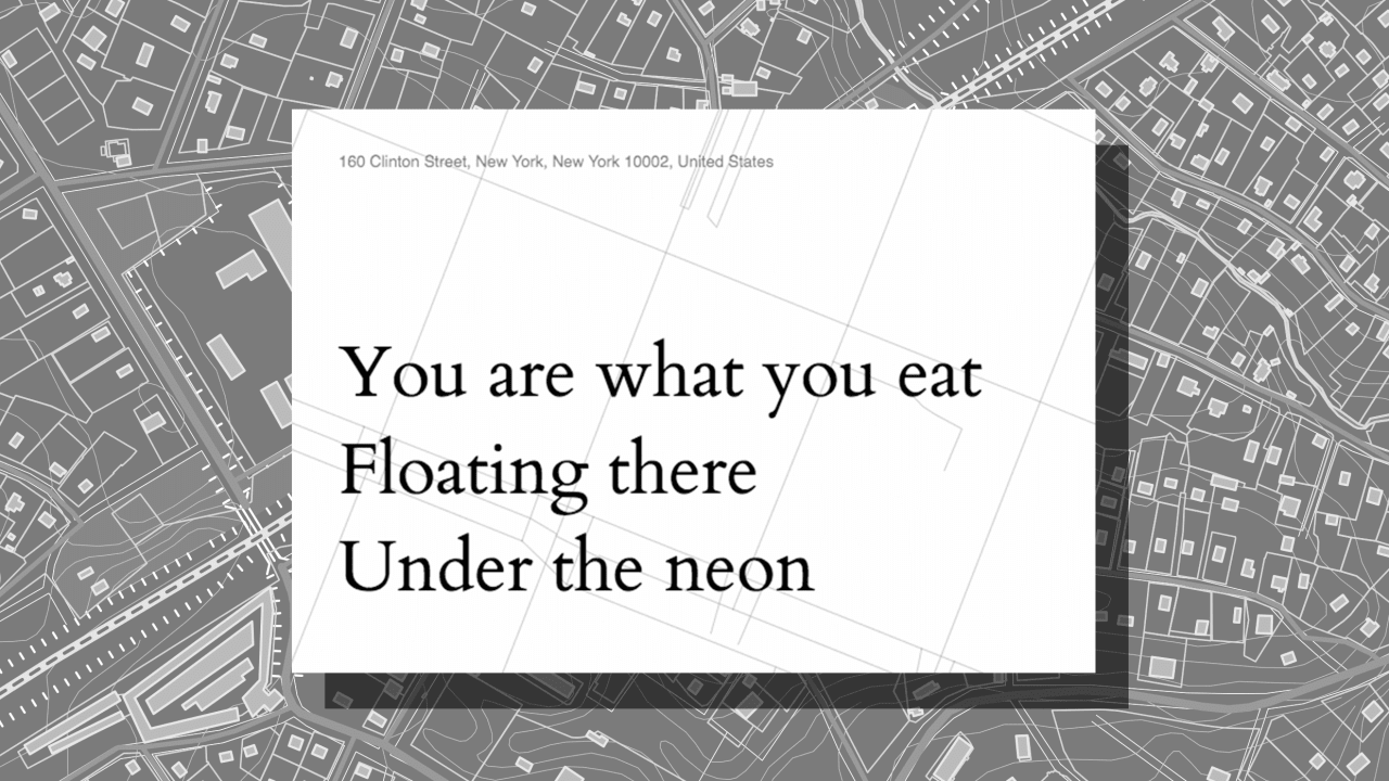 OpenStreetMap Haiku writes poems about your current location