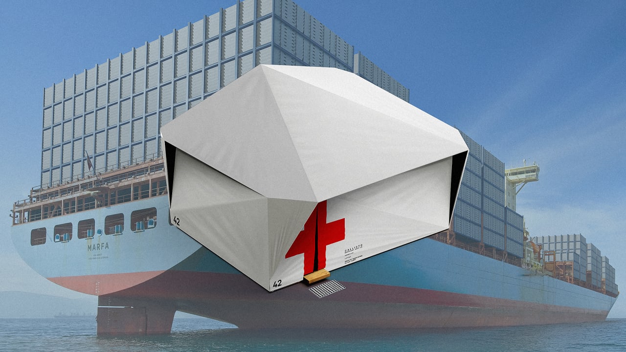 Jupe's pop-up hospital rooms could help increase healthcare capacity