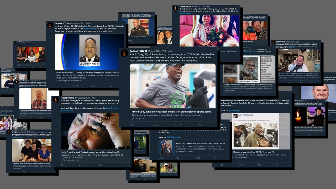 Facesofcovid Twitter Account Shares The Stories Of Covid Victims