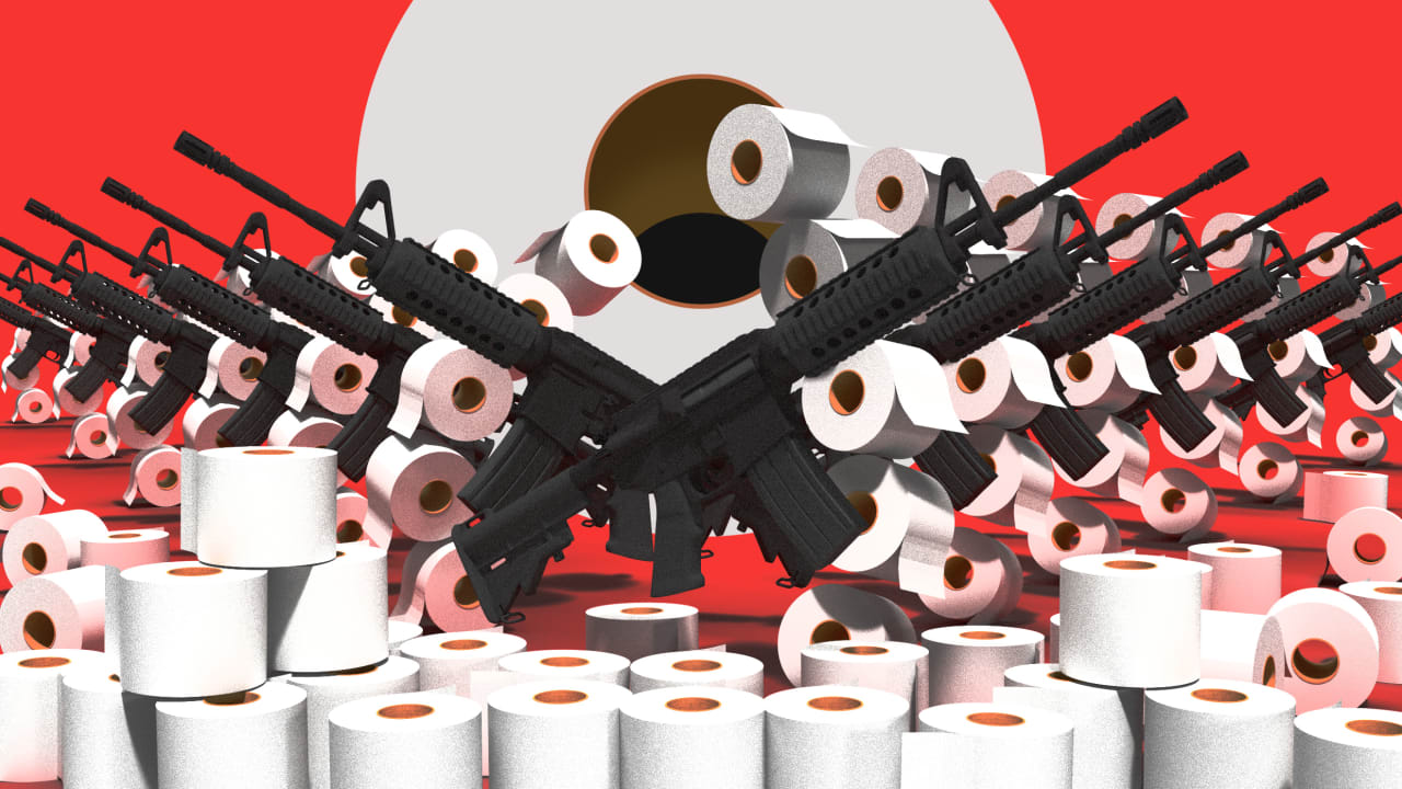 The real reason people are hoarding toilet paper and guns