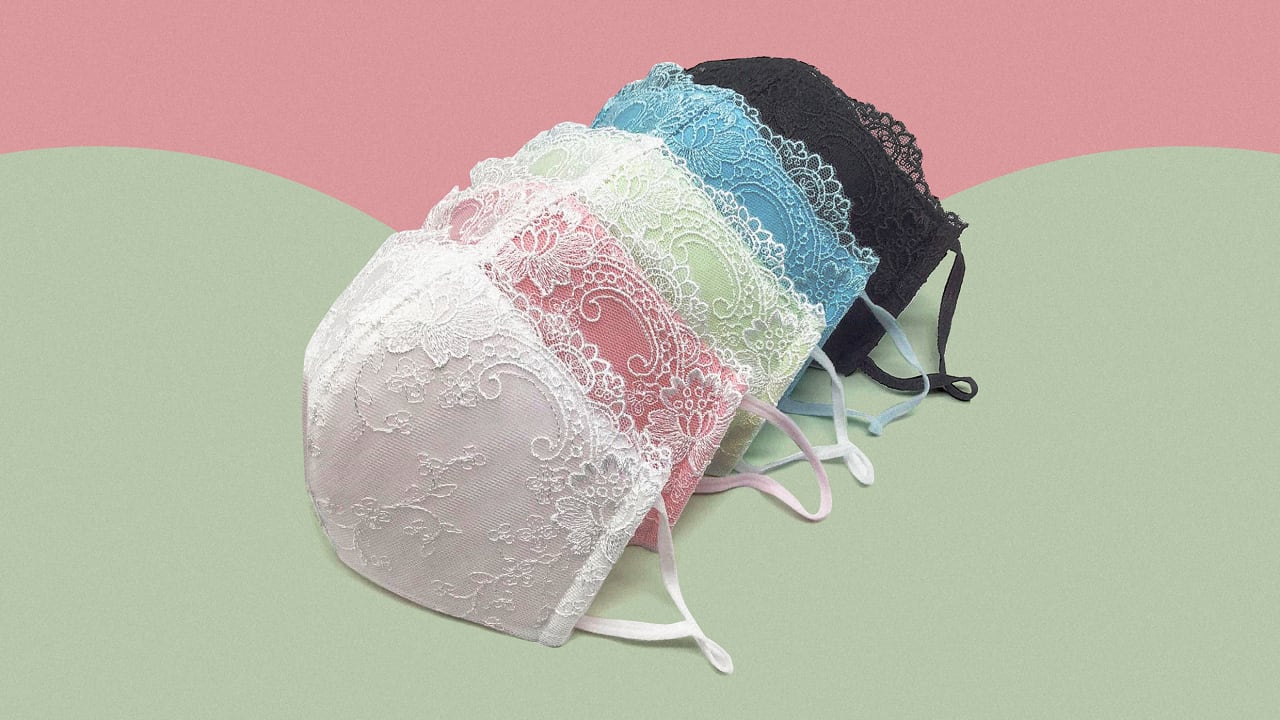 Underwear as outerwear: bra masks are a thing now