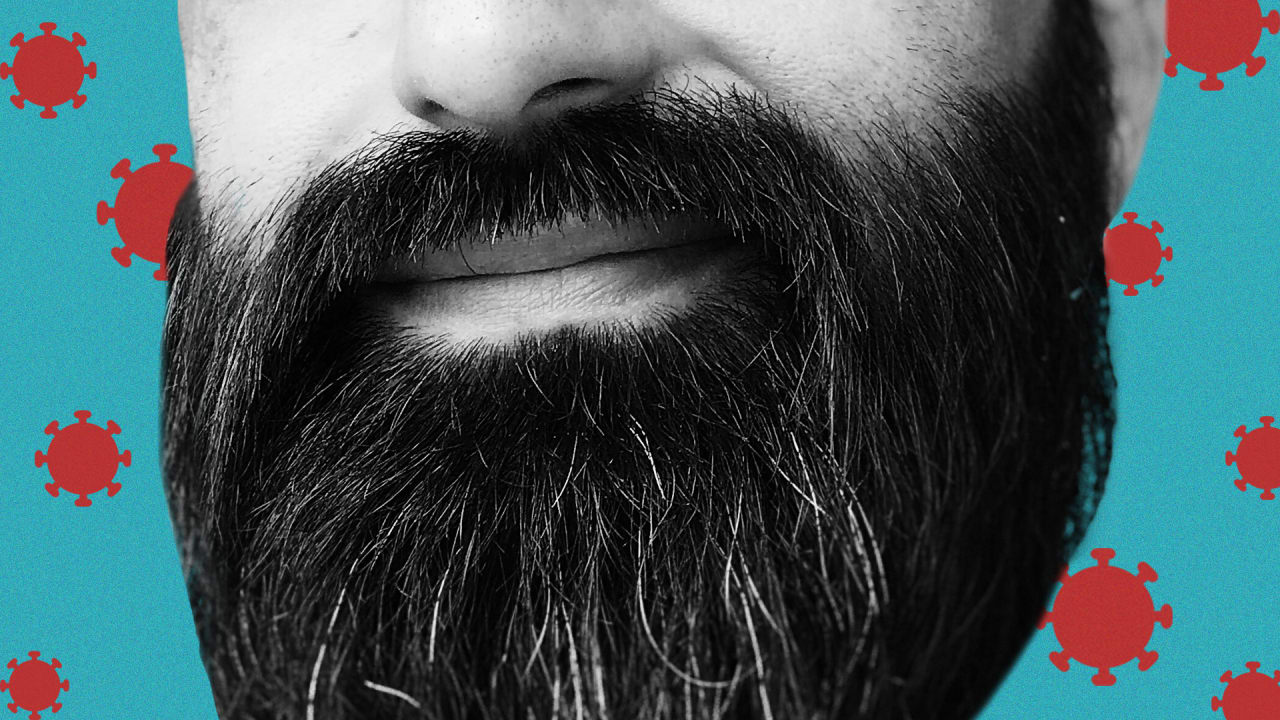 Beards, facial hair, and Covid-19: Here's what we know