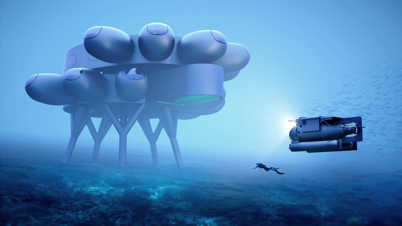 See the gigantic underwater lab designed by Yves Béhar