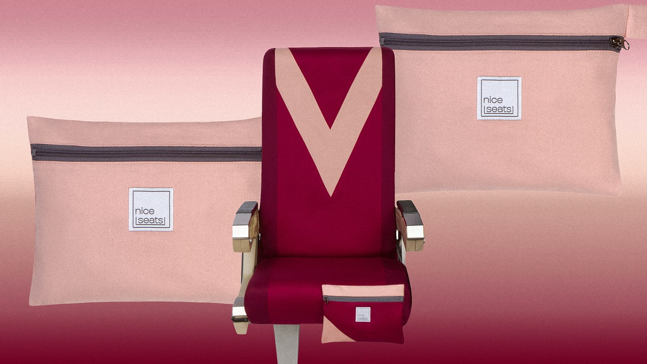 NiceSeats is a cover for your airplane seat.