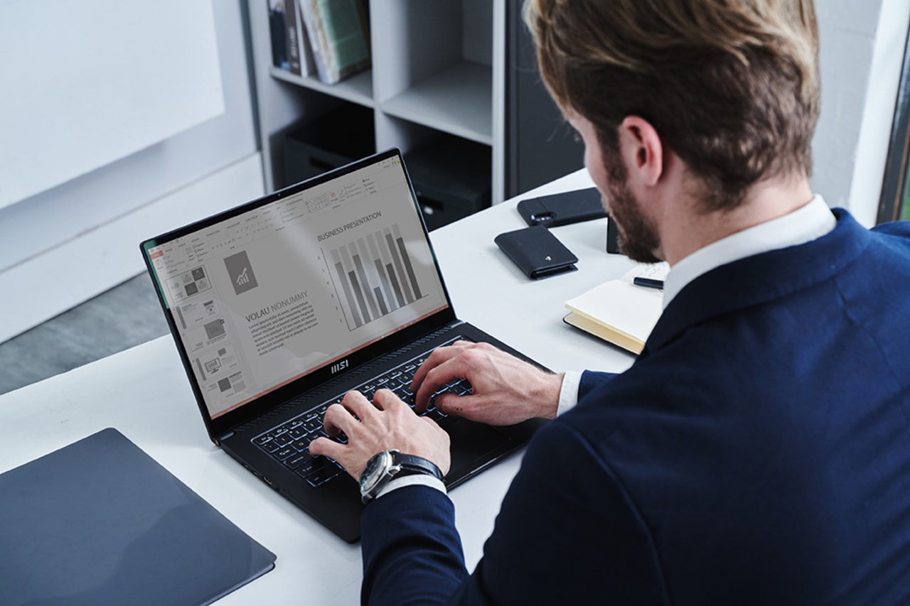 A new line of laptops designed for “business elites”