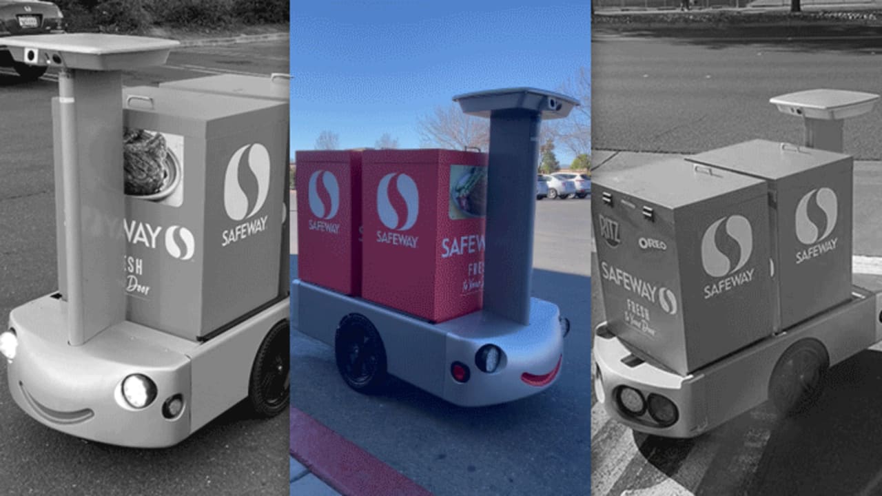 Albertsons's Safeway unveils robot food delivery carts