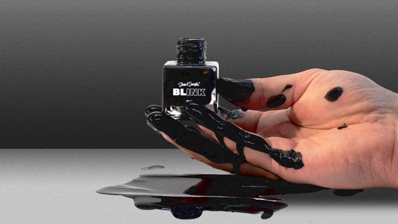 Blink, world's blackest ink, is like staring into infinity