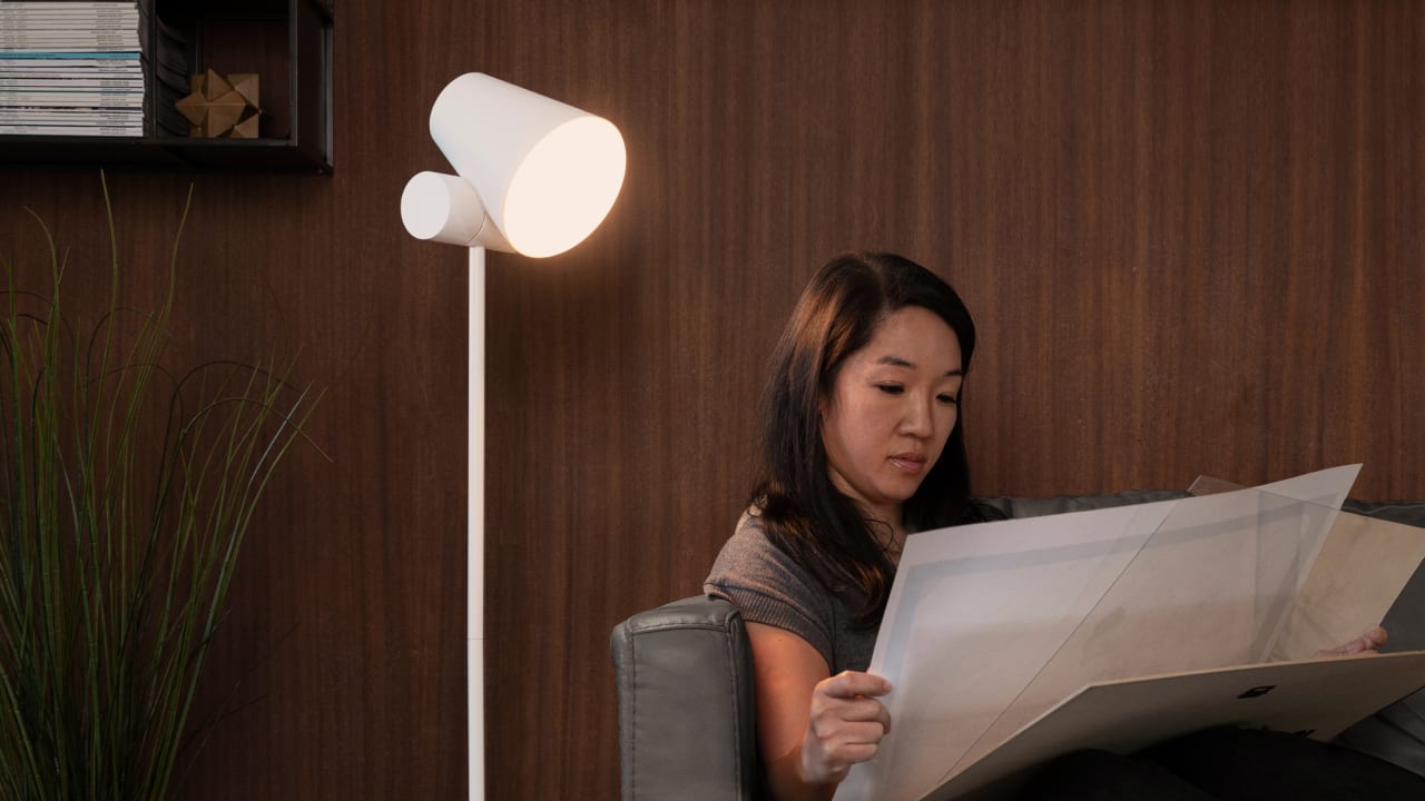 Whether you’re working or relaxing, these lights provide ambience for either