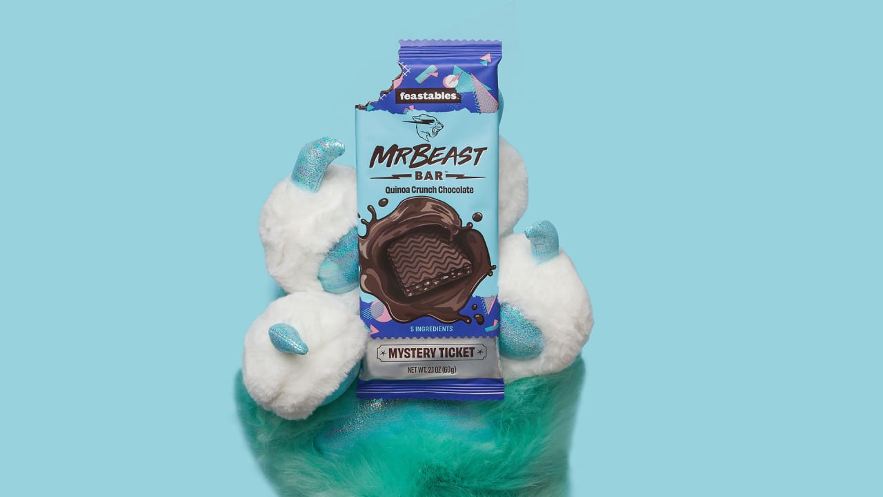 MrBeast goes full Willy Wonka, launches his own Feastables food brand