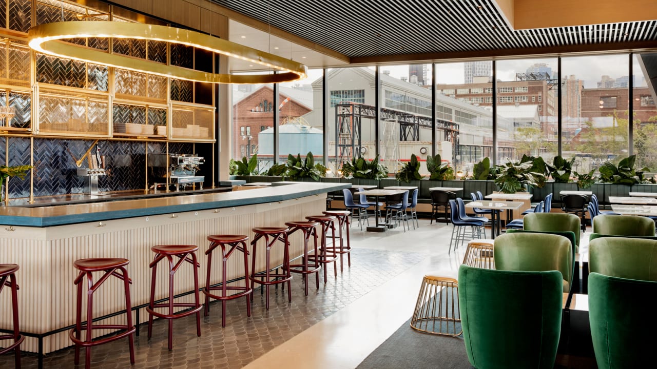 Bars in office buildings: a reason to return to the office . . . or to