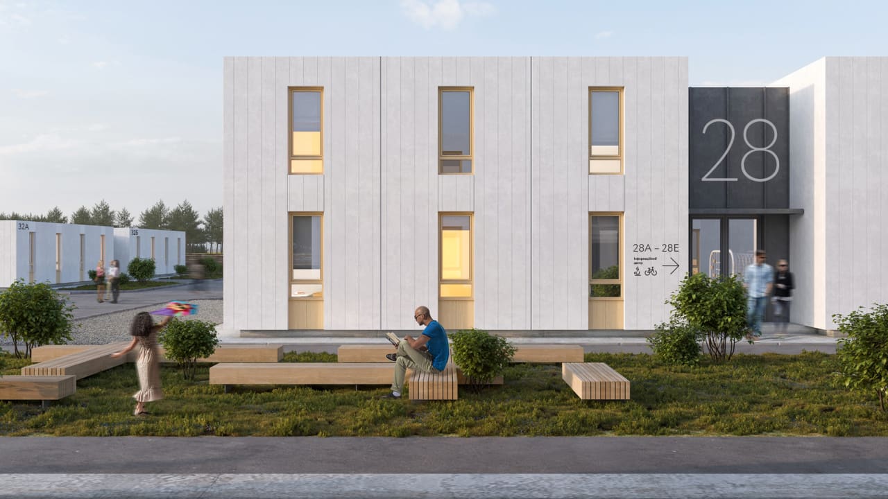 These Kyiv-based architects designed new modular shelters for Ukrainia