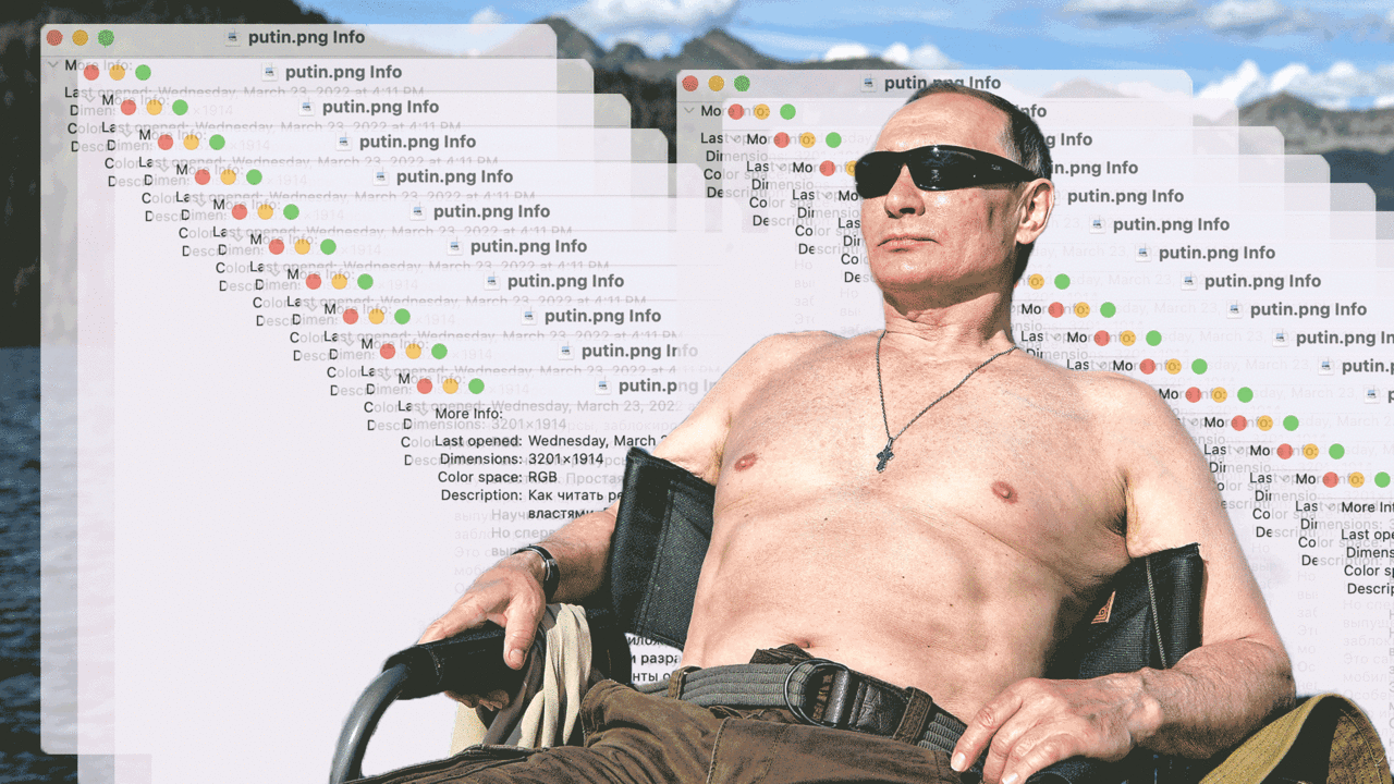 Activists send secret messages to Russians using metadata