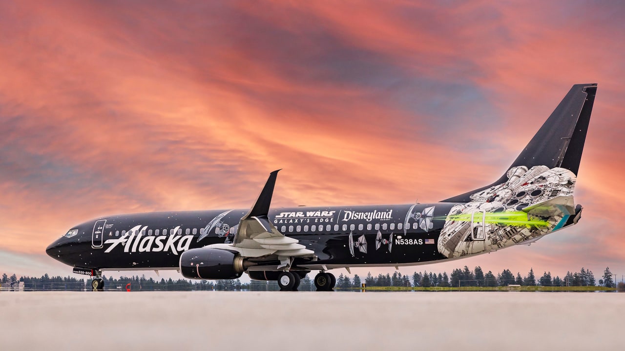 Alaska Airlines launches official Star Wars: Galaxy’s Edge plane